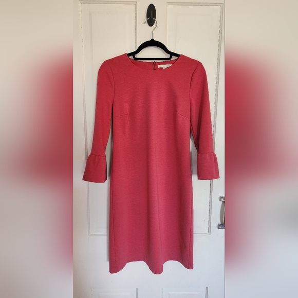Boden Lavinia Ponte Pink Dress Size 6 - Picture 3 of 8